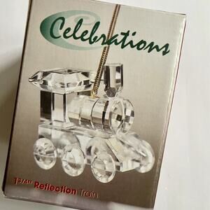 CELEBRATIONS 1 3/4" Reflections Glass Train